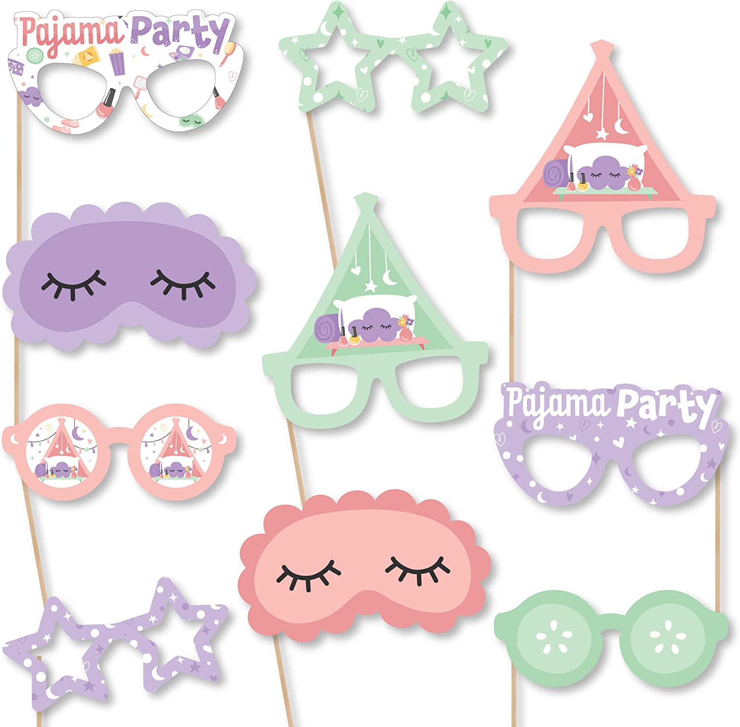 Pajama Slumber Party - Girls Sleepover Birthday Party Centerpiece