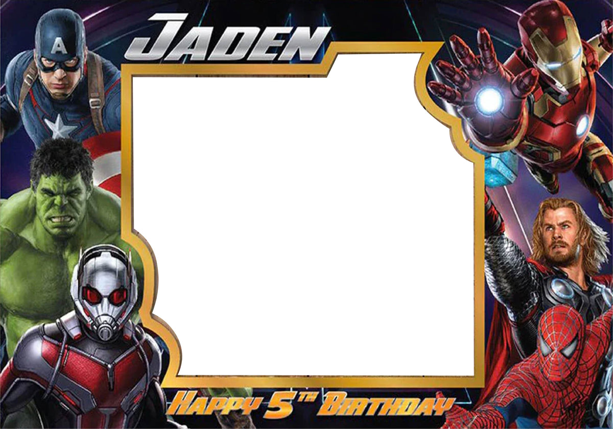 F0076 Avengers Photo Booth Frame – MATTEO PARTY