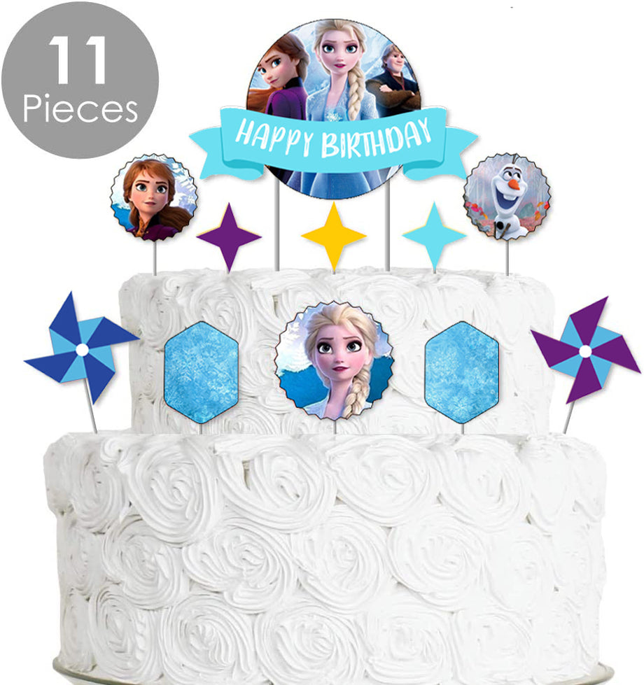 5Pcs Frozen Princess Cake Toppers Elsa Olaf Anna Figures Set Disney Toy  Topper on OnBuy