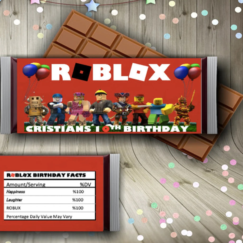 FREE PRINTABLE) – ROBLOX Birthday Party Kits Templates