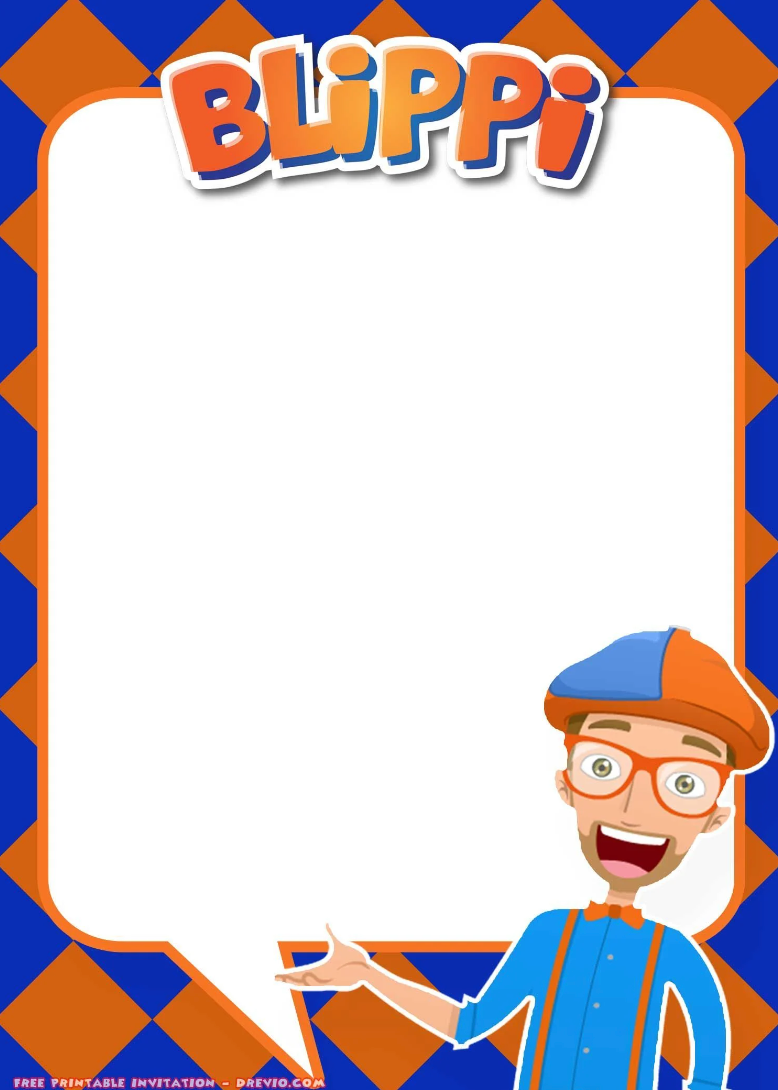 Blippi Photo Booth Frame – MATTEO PARTY